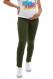 Basil Green Butter Stretch Maternity Skinny Jeans with Bellyband - 1822 Denim