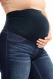 Wide Leg Stretch Maternity Jeans With Bellyband - 1822 Denim 4