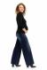 Wide Leg Stretch Maternity Jeans With Bellyband - 1822 Denim 2