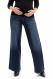 Wide Leg Stretch Maternity Jeans With Bellyband - 1822 Denim
