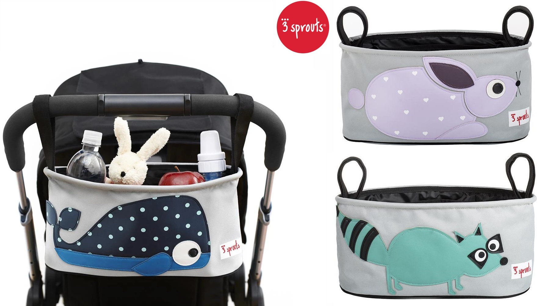 Designer Stroller Bag / Stroller Caddy / Gift for Mom / 