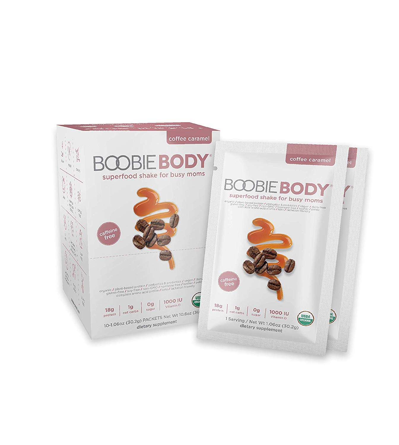Boobie Body Superfood Shake--10 Individual Serving Packets