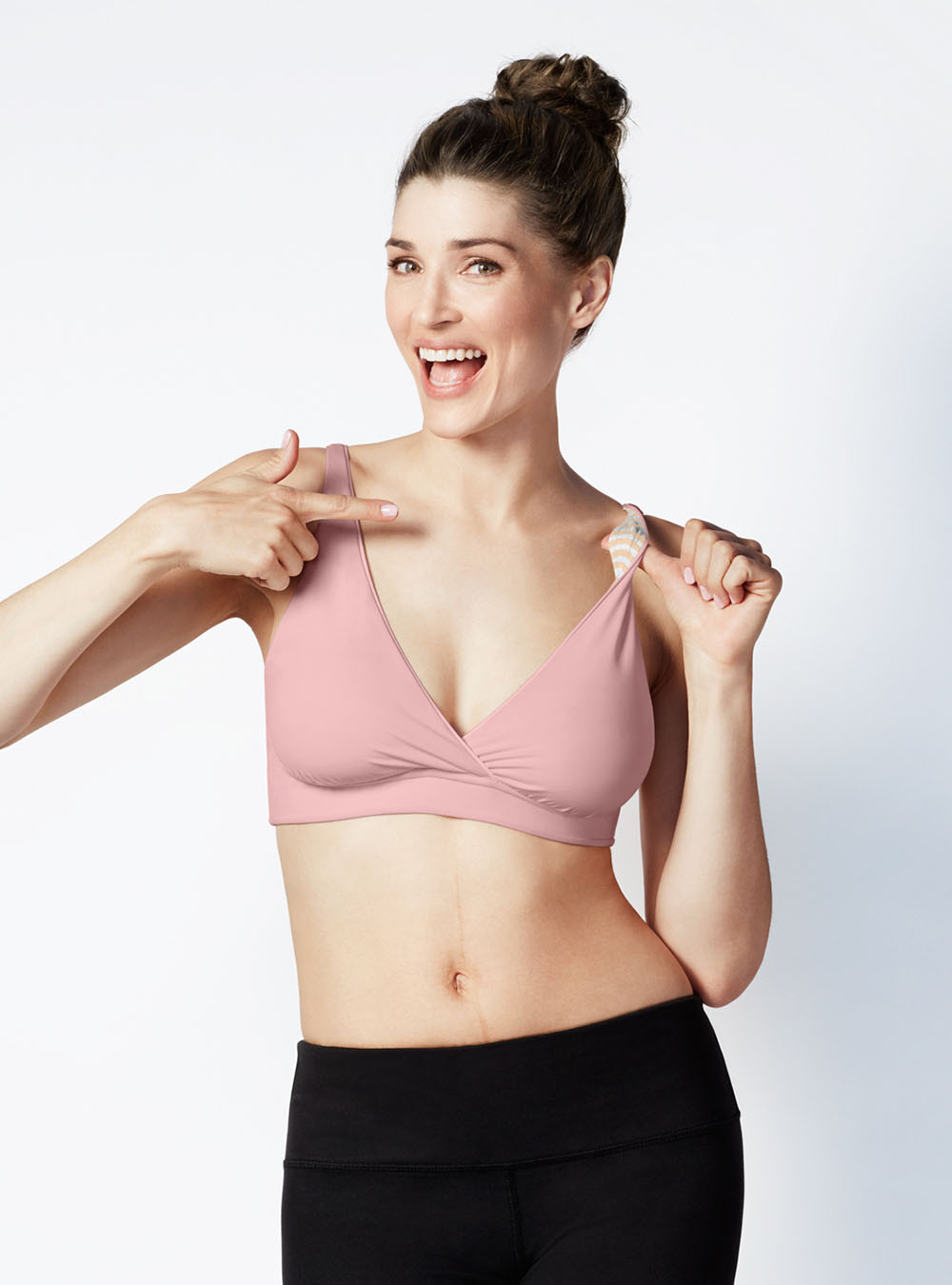 Melinda G. Smoothly Divine Tee-Shirt Nursing Bra w/ Removable Pads