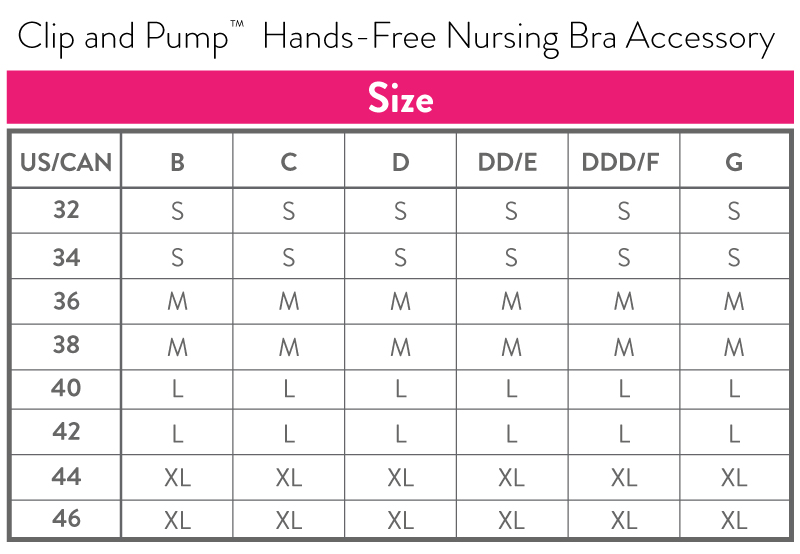 Bravado Designs Clip and Pump Hands-Free Medium Nursing Bra Accessory in Black