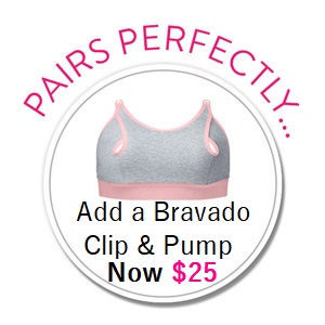 Buy Bravado Designs Clip and Pump Hands-Free Nursing Bra Accessory Black at