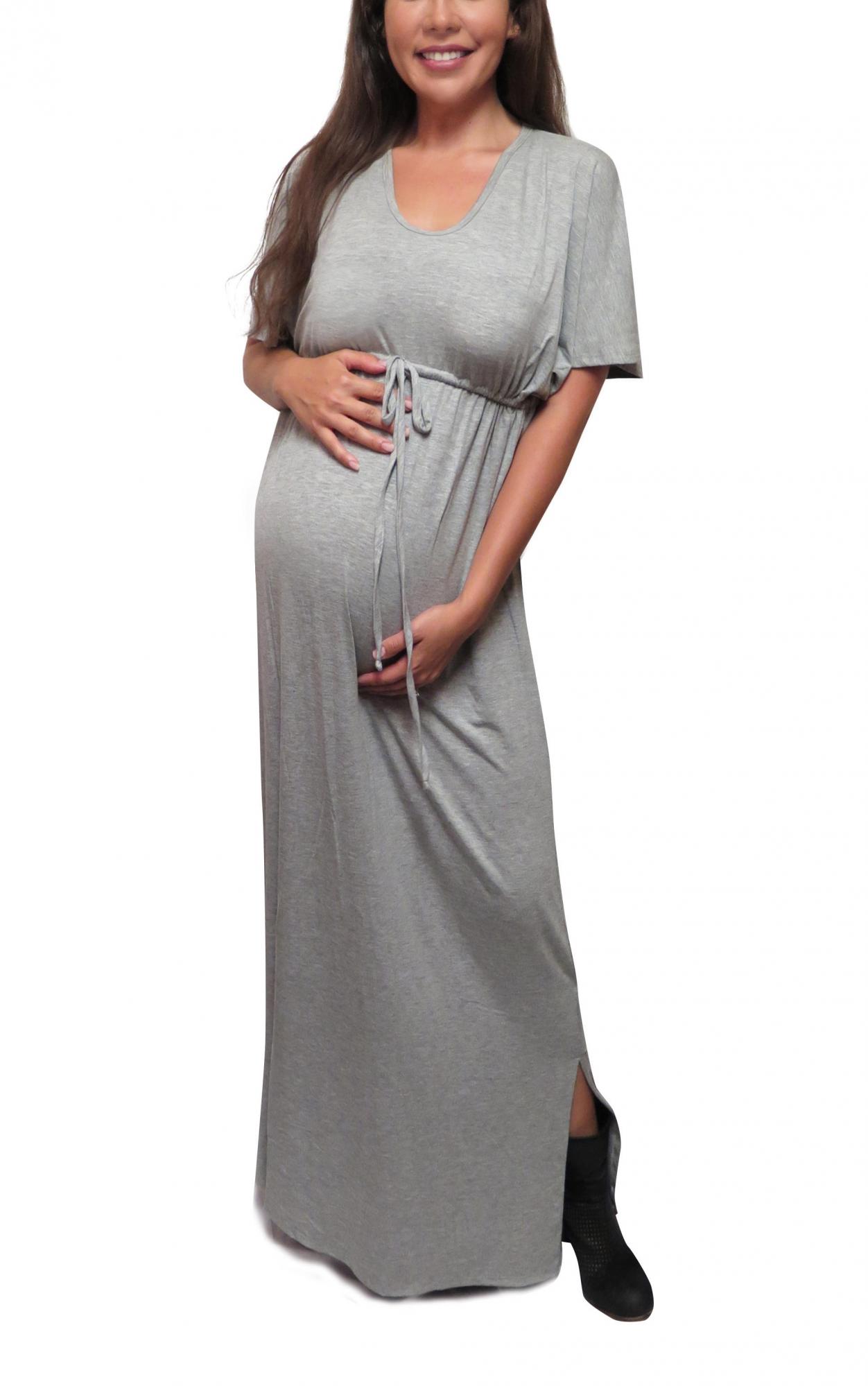 Bun Baby Kaftan Maxi Nursing Dress Bun Baby Kaftan Maxi Nursing Dress