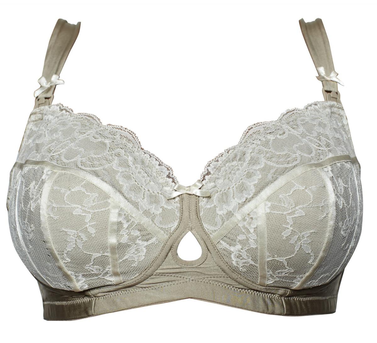 Cake Frosted Almond Nursing Bra & Free Matching Bikini