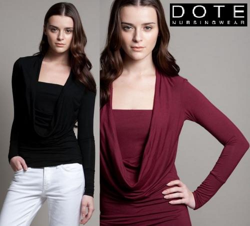 Dote Blake Cowl-Neck Nursing Top