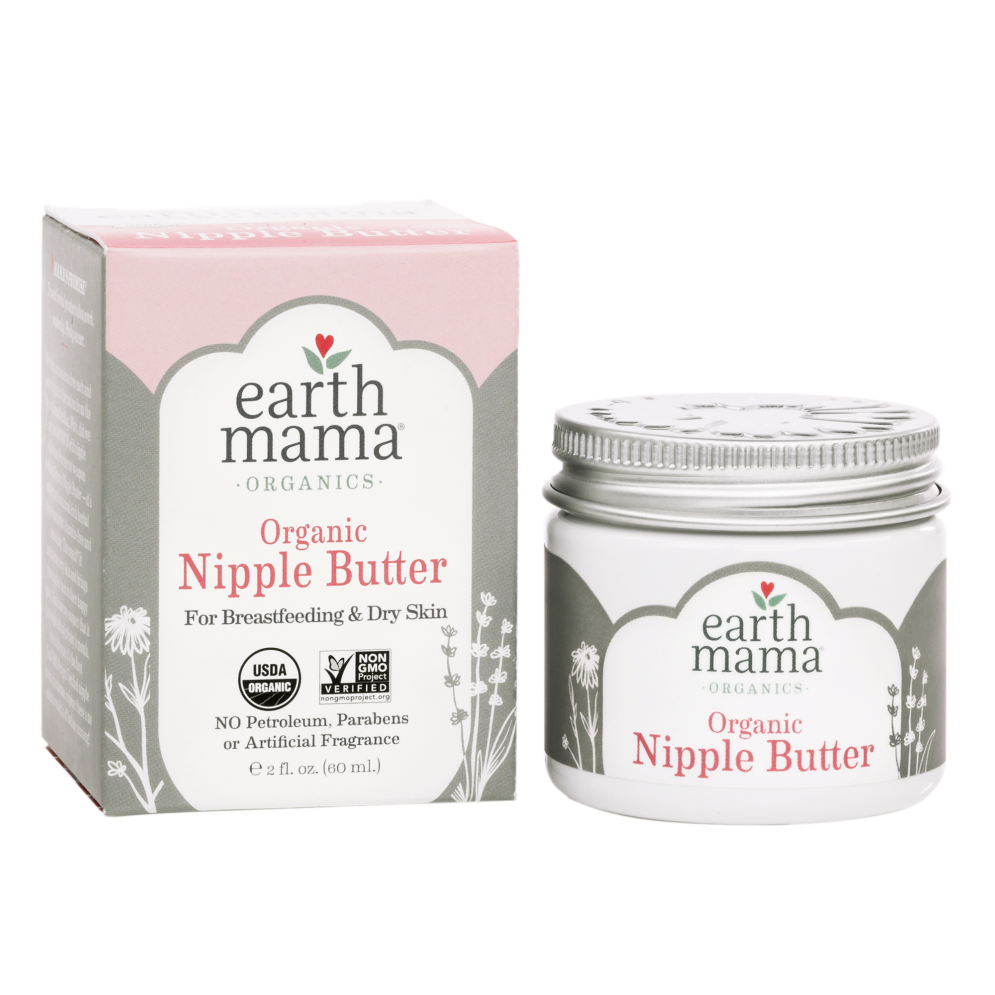 Earth Mama Angel Baby Nipple Butter, Natural - 2 fl oz