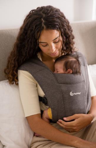 Porte-bébé Ergobaby Embrace - Enveloppe Douce Pour Nouveau-né - Sans Nouage - 3,2 à 11,3 Kg - 2
