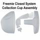 Freemie Deluxe Hands Free Collection Cup Set 5