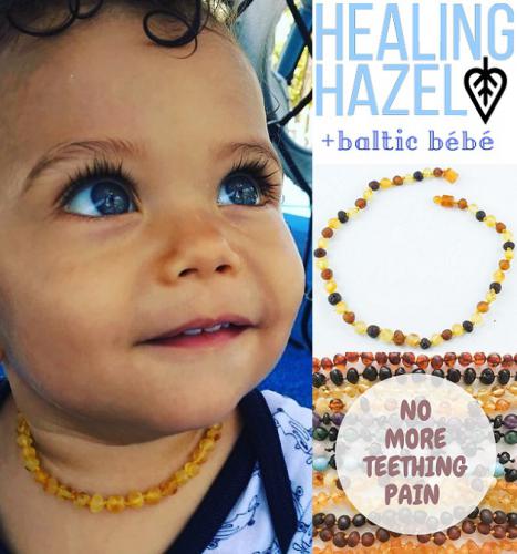 Pain reliever Amber teething baby bracelet