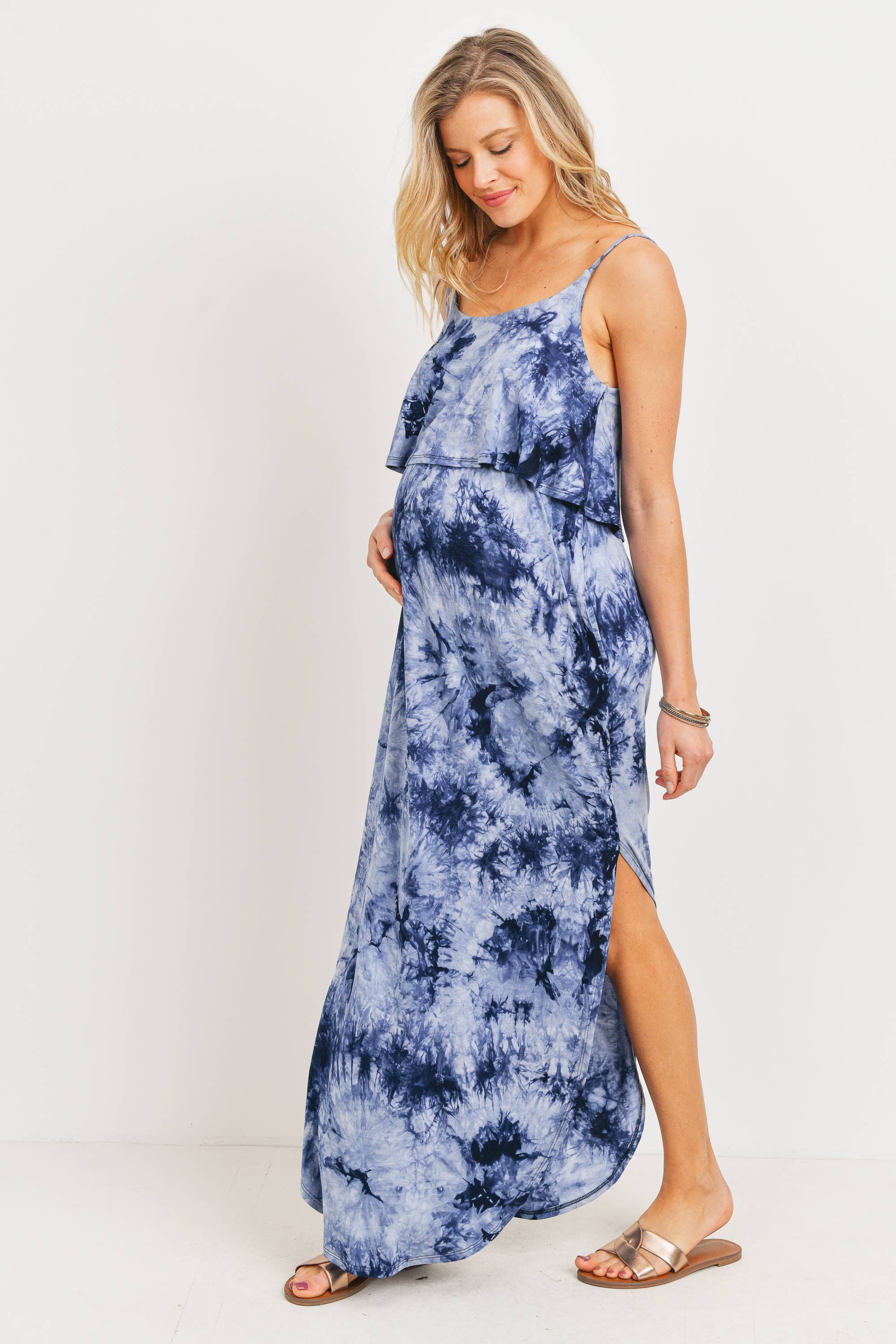 Maternity & Nursing Maxi Dress