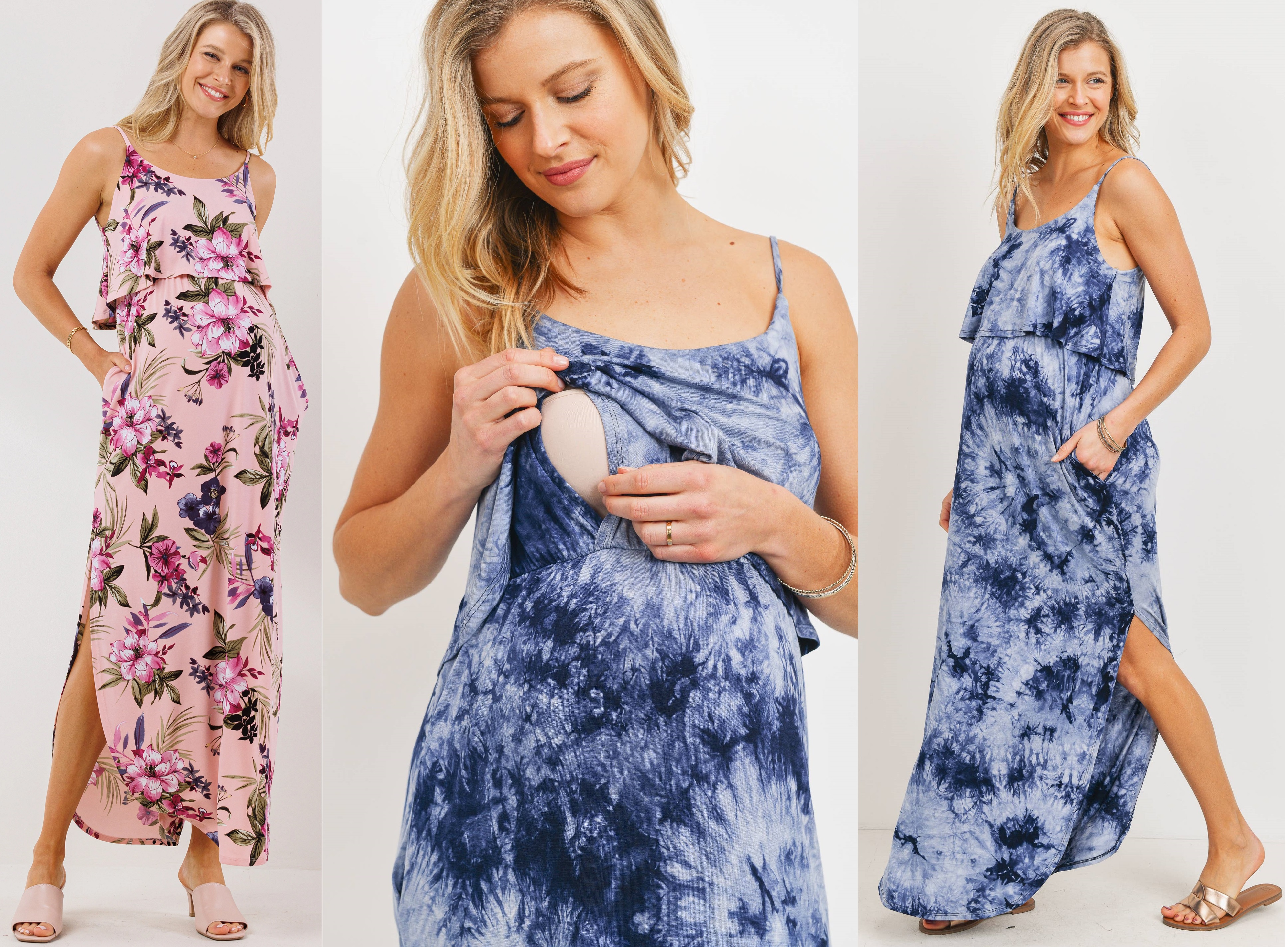 Buy Front-Open Maternity Dress