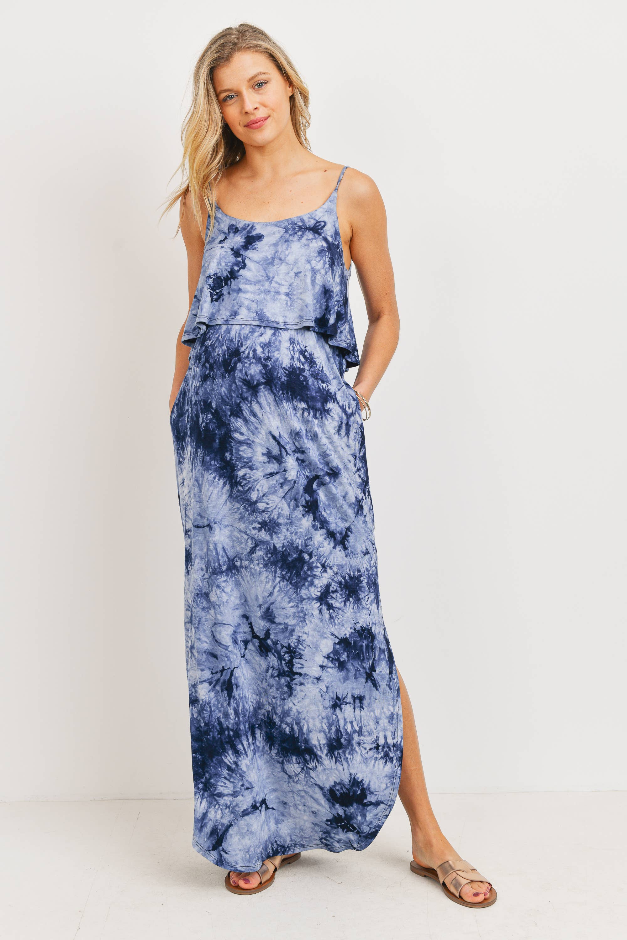 Maternity & Nursing Maxi Dress