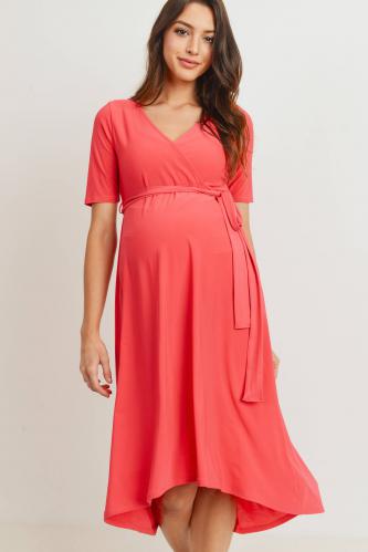 High Low Maternity Dress