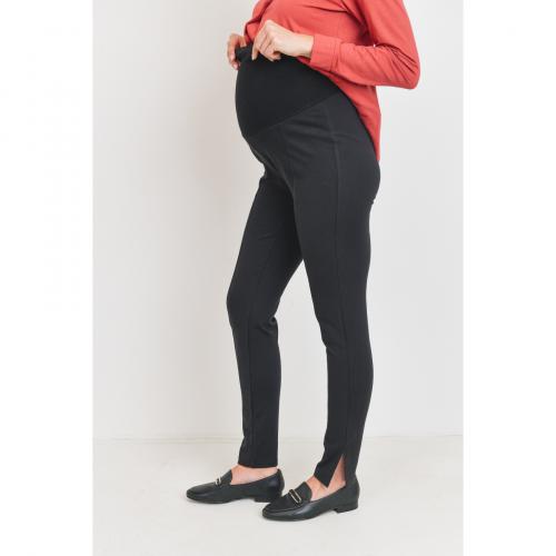 Viscose Slim Leg Maternity Pants