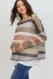 Striped Nursing/Maternity Knit Top 1
