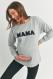 MAMA Maternity/Nursing French Terry Sweatshirt 2