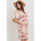 Off the Shoulder Ruffle Maternity Dress 2