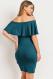 Off the Shoulder Ruffle Maternity Dress 9