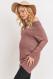 Hacci Brushed Maternity Tunic 1