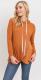 Heavy Brushed French Terry Maternity/Nursing Hoodie - Pumpkin