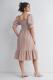 Soft Smocked Maternity Dress - Dusty Rose 2