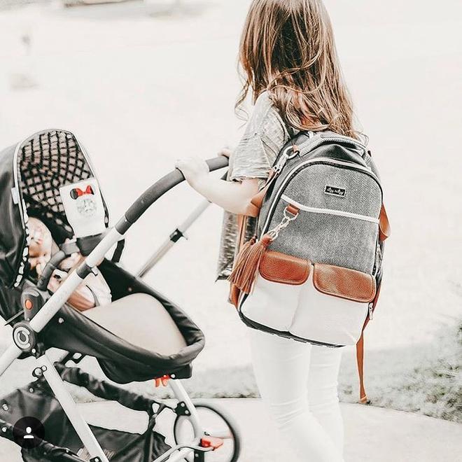 itzy ritzy coffee and cream backpack