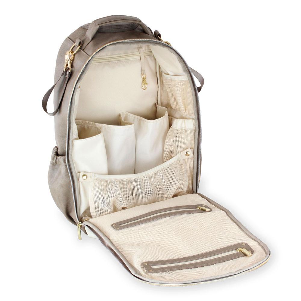 Itzy Ritzy Boss Diaper Bag Backpack Vanilla Latte