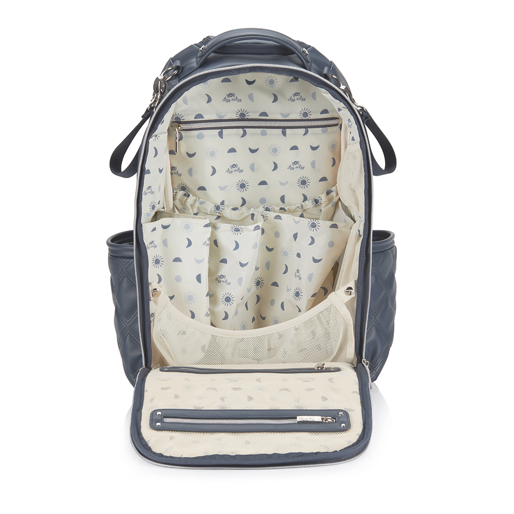 Itzy Ritzy Boss Plus Diaper Bag Backpack - Moonstone