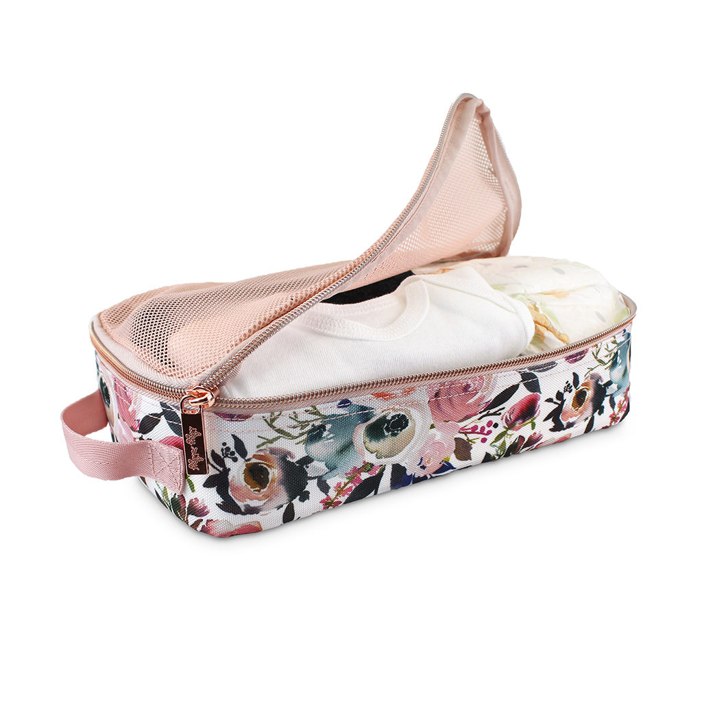 Itzy Ritzy Packing Cubes Blush Floral