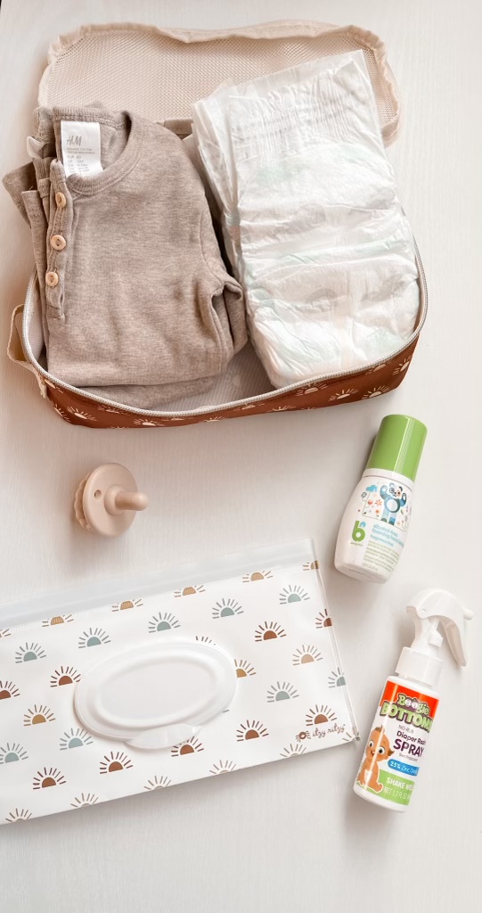 Itzy Ritzy Packing Cubes Terracotta Sunrise