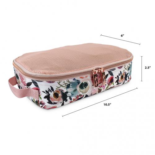 Itzy Ritzy Packing Cubes Blush Floral