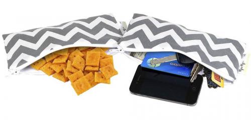 Itzy Ritzy + Mini Snack Happens Reusable Snack Bag--2 Pack