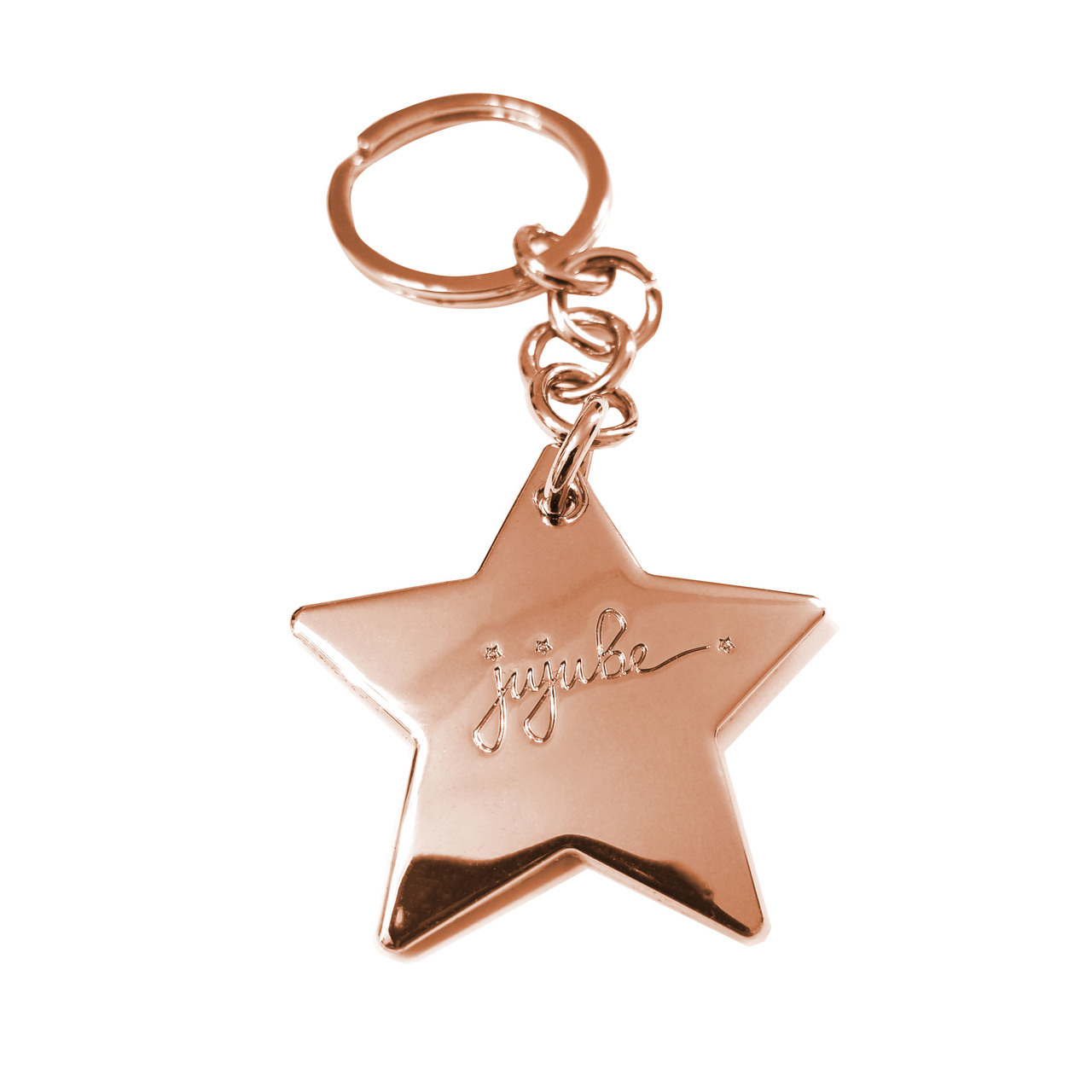 ju-ju-be-rose-gold-keychain