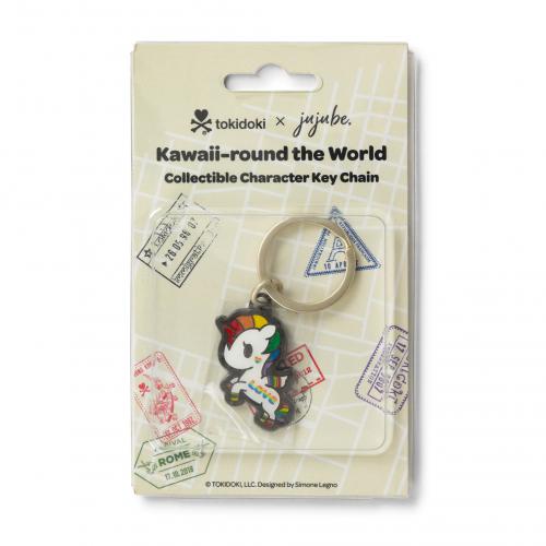 Tokidoki Denim Daze Rainbow Keychain, Size: One size, Multicolor