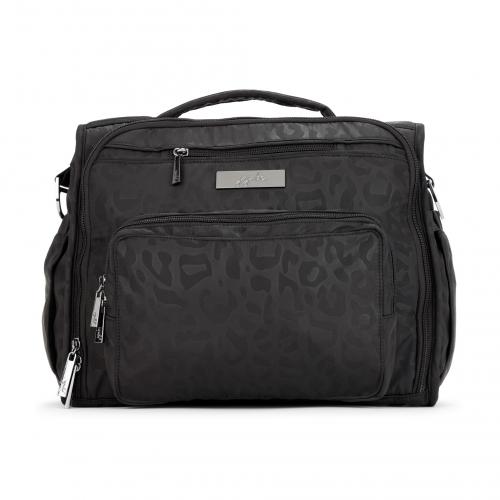 Ju-Ju-Be B.F.F. Diaper Bag - Catwalk Black MBoss + FREE Grey Matter Coin Purse