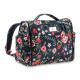 Ju-Ju-Be Classic Convertible Diaper Bag - Midnight Posy 1