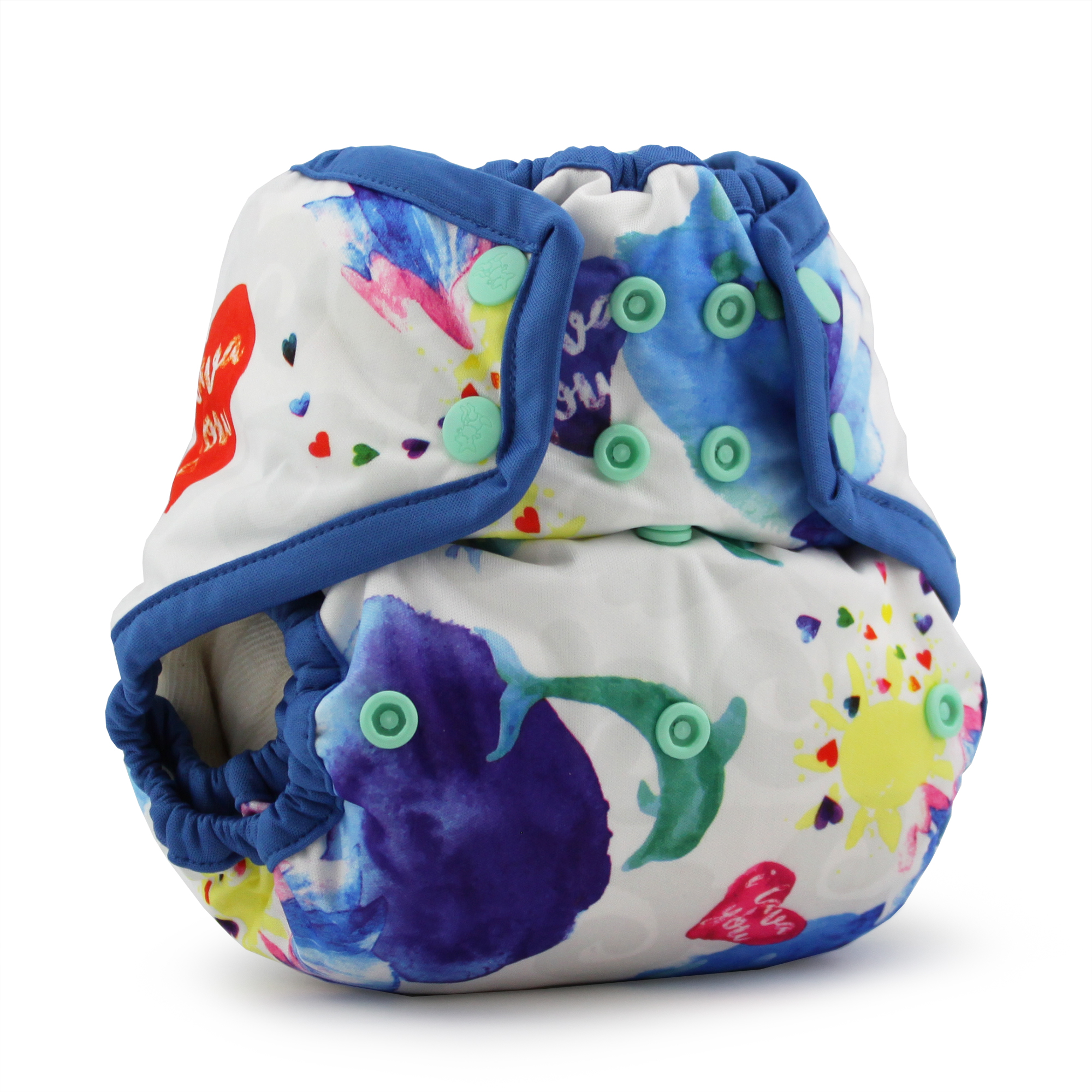 Rumparooz One Size Snap Cloth Diaper Cover - Adjustable From Newborn To 35+ Lbs, Quinn Plaid Pattern