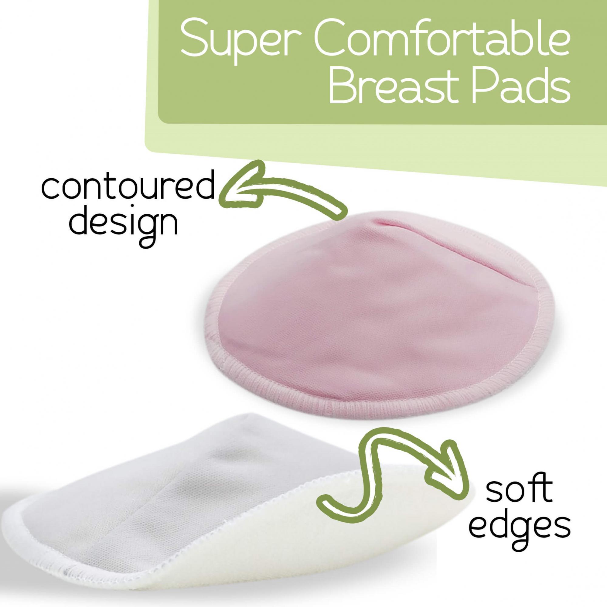 Buy KeaBabies Nursing Breast Pads - 14 Washable Pads + Wash Bag - Breastfeeding  Nipple Pad for Maternity - Reusable Nipplecovers for Breast Feeding (Pastel  Touch, Large 4.8) Online at Low Prices in India 