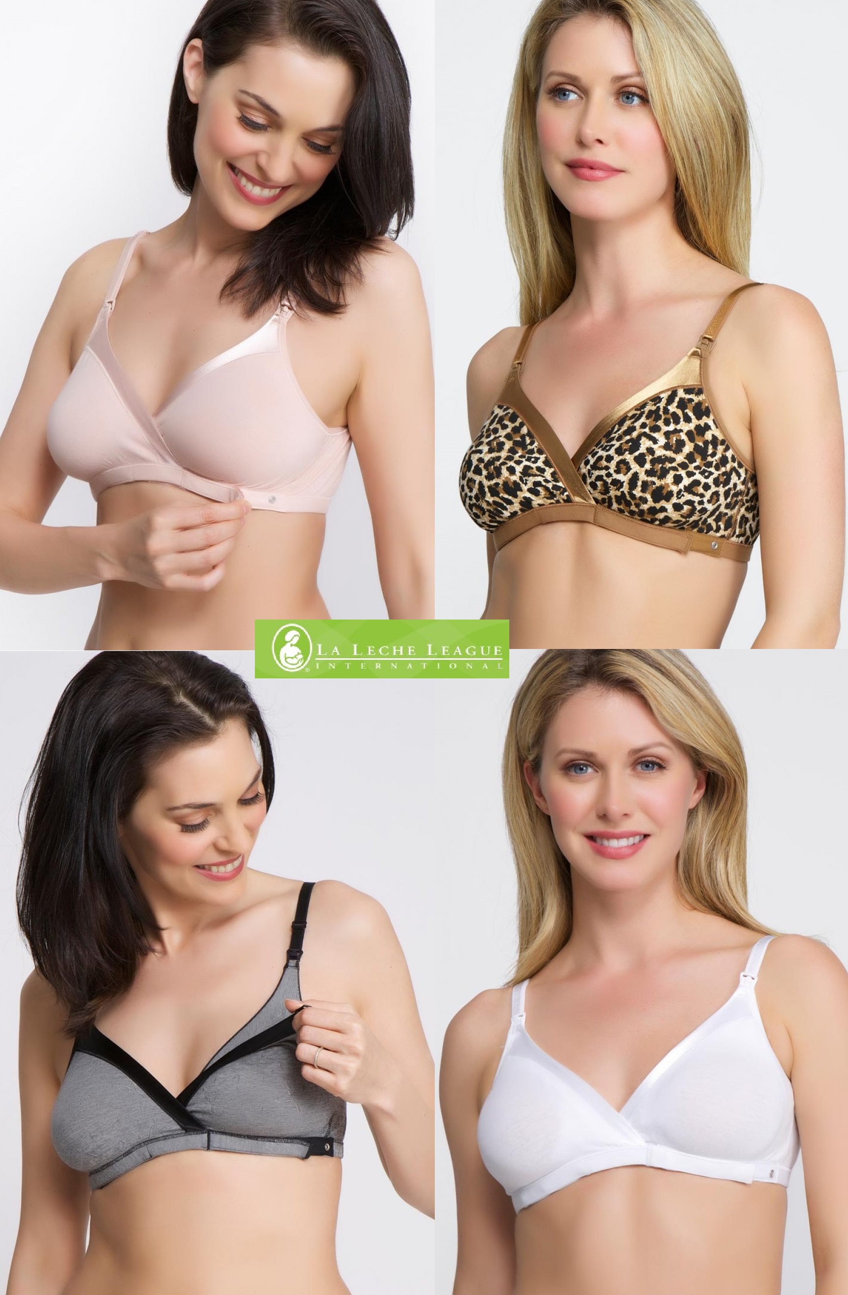 Front-Snap Soft-Cup Nursing Bra