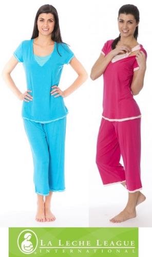 Comfy T-Shirt Nursing PJs by La Leche League Intimates