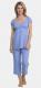 La Leche League Cute Cropped Maternity & Nursing Pajamas - Large 2