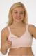 La Leche League Pink Microfiber Felicia Nursing Bra 2