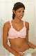 La Leche League Pink Microfiber Felicia Nursing Bra