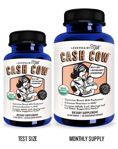 Legendairy Organic Cash Cow - Choose 60, 120 or 180 Capsules
