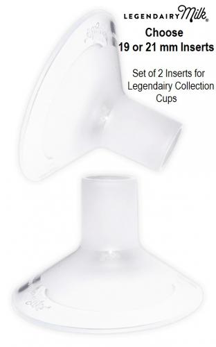 Legendairy Silicone Inserts for Collection Cups--Set of 2 in 19 or 21 mm