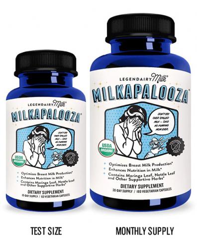  Legendairy Organic Milkapalooza - Choose 60, 120 or 180 Capsules