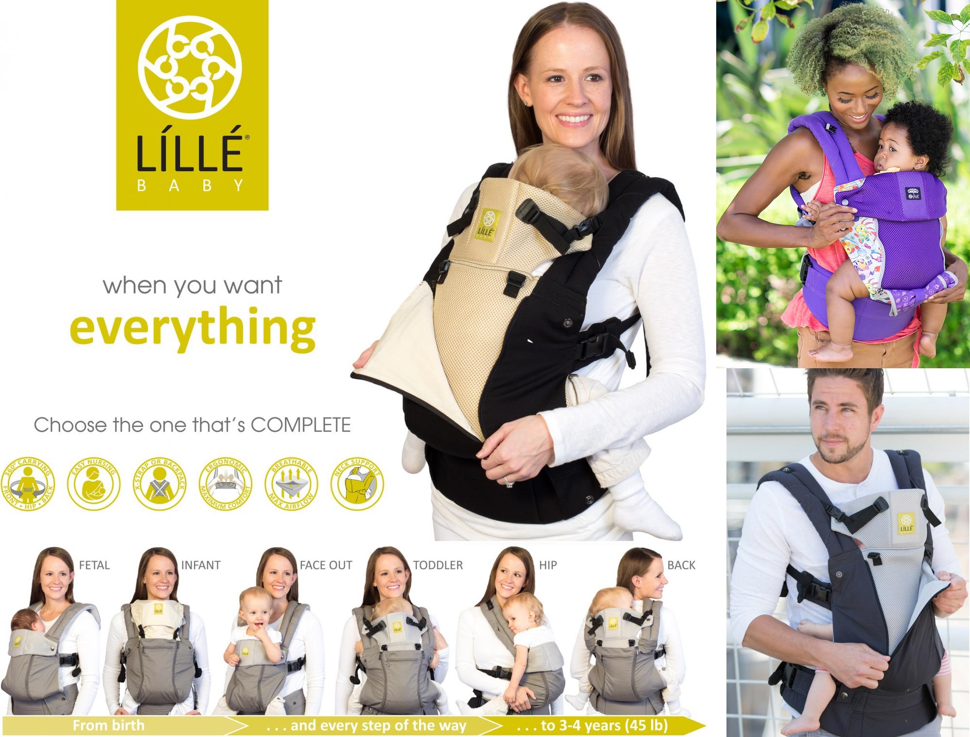 lillebaby carrier newborn